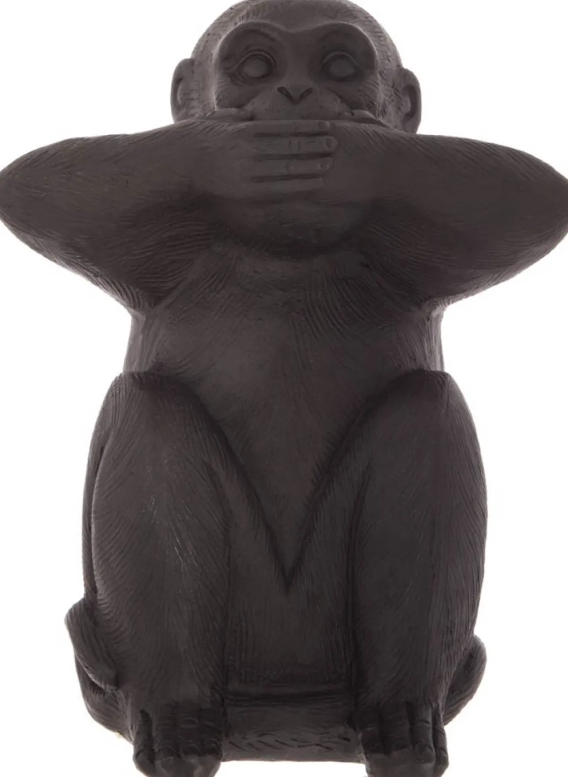 atmosphera Accesorios|Estilo Étnico>Estatua Mono Sabio Mudo 19.5x14x24Cm