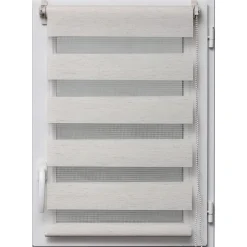 Cortinas>Estor De Tela Noche/Día Beige 57x180Cm
