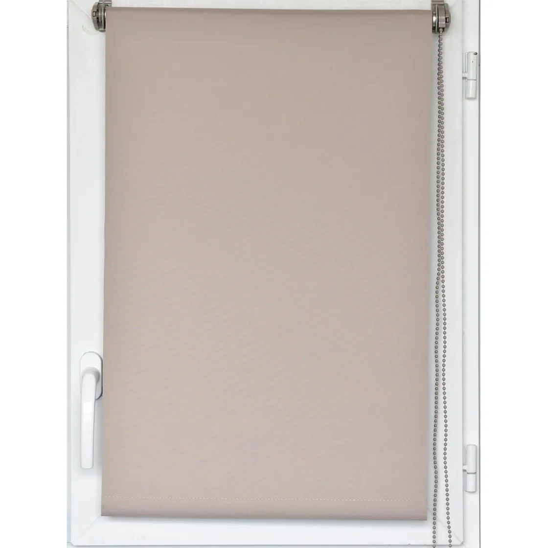 Cortinas>Estor Enrollable Opaco Beige 42x180Cm