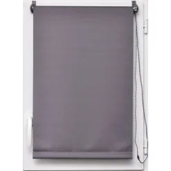 Cortinas>Estor Enrollable Opaco Gris 42x180Cm