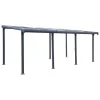 hespéride Pérgolas>Extensión pérgola ENOLIE graphite de aluminio