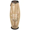 atmosphera Farolillos|Estilo Oriental>Farol De Bambú Fit 27x27x72Cm