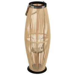 atmosphera Farolillos|Estilo Oriental>Farol De Bambú Fit 27x27x72Cm