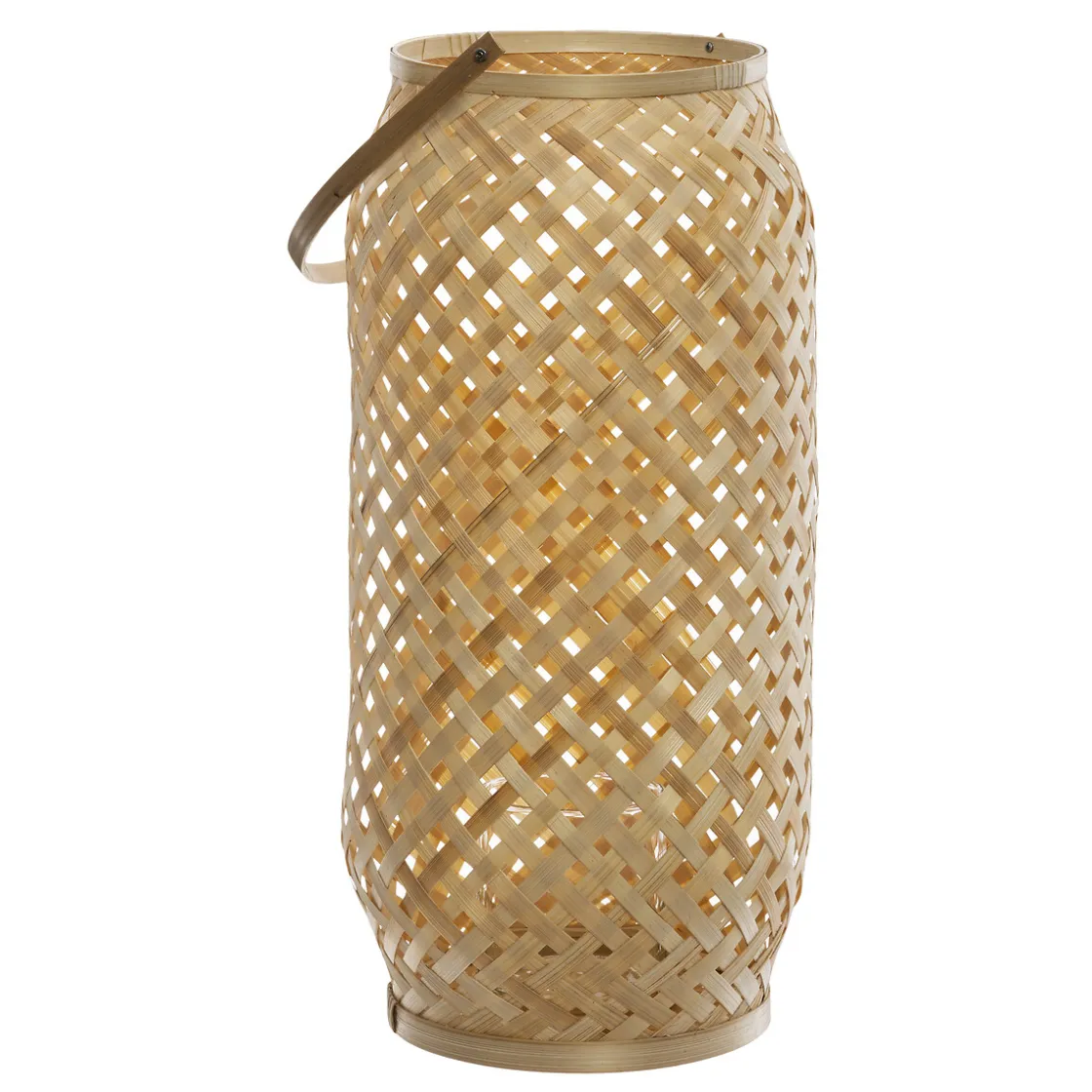 atmosphera Farolillos|Estilo Oriental>Farol De Bambú Tamaño 2/3 22x47Cm