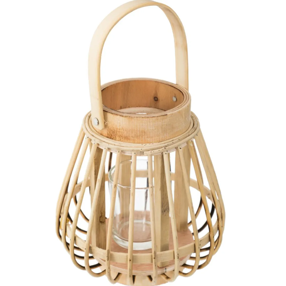 atmosphera Farolillos|Estilo Oriental>Farol decorativo de bambú color natural