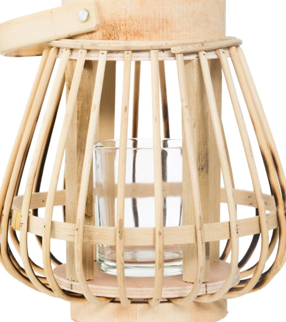 atmosphera Farolillos|Estilo Oriental>Farol decorativo de bambú color natural