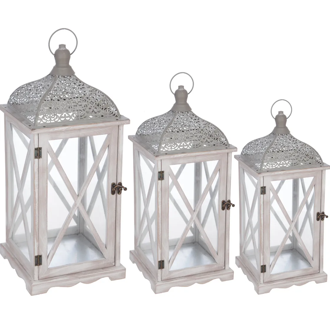 atmosphera Farolillos|Estilo Rústico>Farol Decorativo Folkdream 28x26x66.5Cm