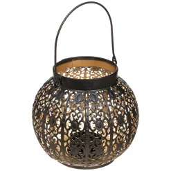 atmosphera Farolillos>Farol Redondo De Metal 15Cm