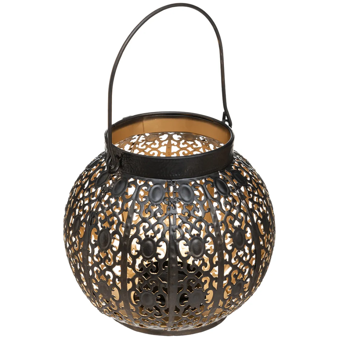 atmosphera Farolillos>Farol Redondo De Metal 15Cm