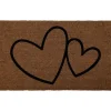 Alfombras De Entrada>Felpudo Corazones 45x75cm Fibra Coco