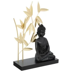 atmosphera Accesorios|Estilo Oriental>Figura Buda Jil Negra y Dorada