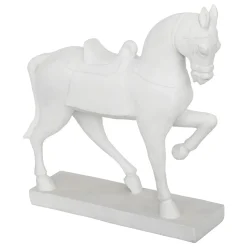 atmosphera Accesorios|Estilo Rústico>Figura caballo blanco de resina