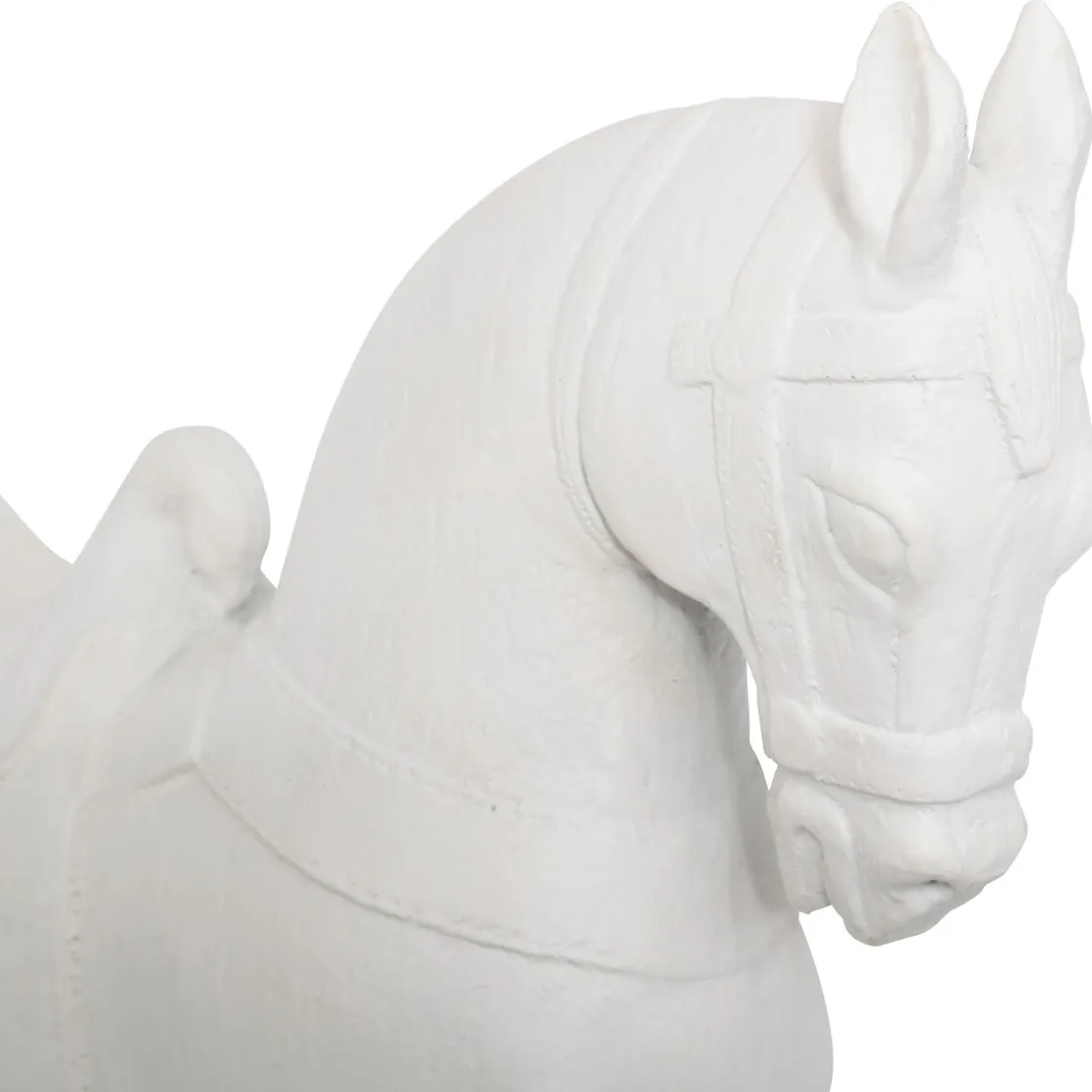 atmosphera Accesorios|Estilo Rústico>Figura caballo blanco de resina