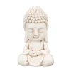 Accesorios>Figura de Buda sentado blanca 34cm