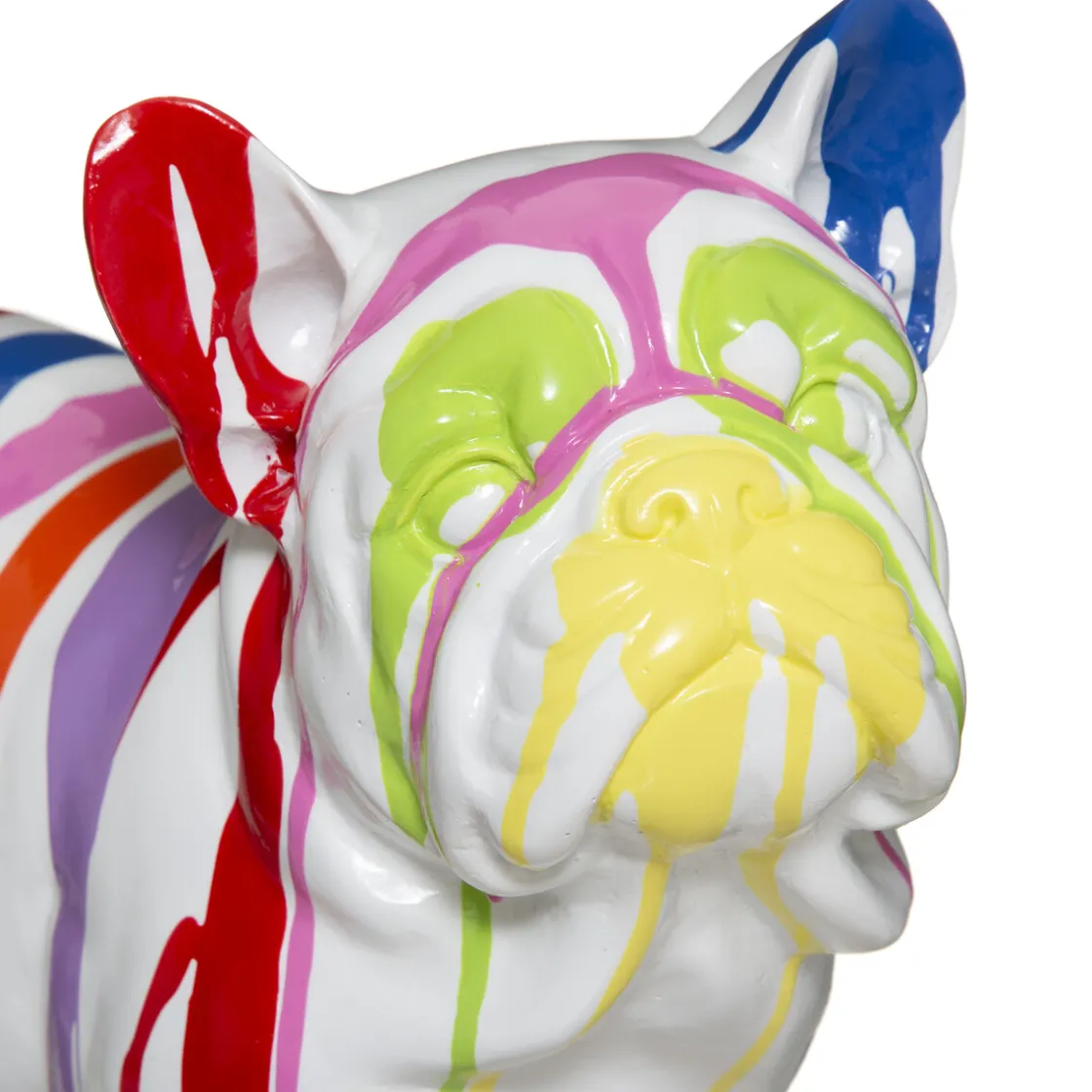 atmosphera Accesorios>Figura De Perro A Rayas 34x18x26.5Cm