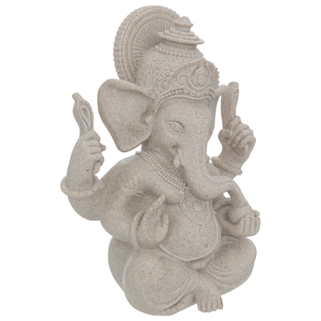 atmosphera Accesorios|Estilo Oriental>Figura Ganesha Beige De Resina