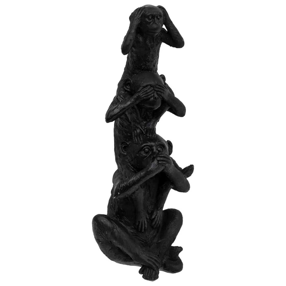 atmosphera Accesorios|Estilo Étnico>Figura Mono Negro 24.5cm