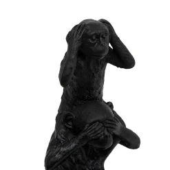 atmosphera Accesorios|Estilo Étnico>Figura Mono Negro 24.5cm