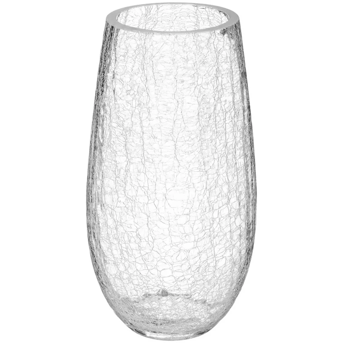 Jarrones Y Vasos>Florero Cilíndrico De Vidrio 14x27Cm