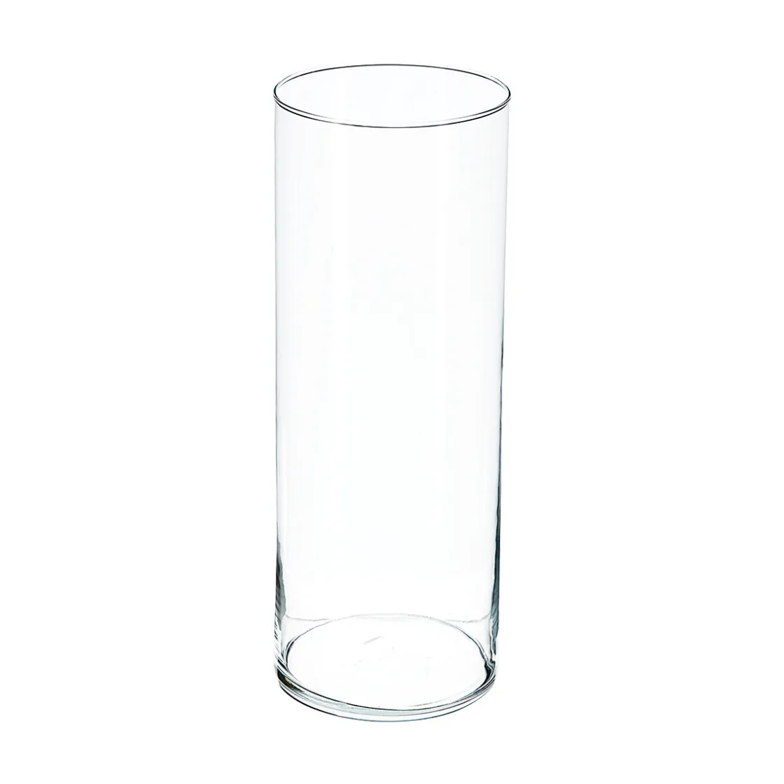 atmosphera Jarrones Y Vasos>Florero De Vidrio Cilíndrico 15x39.5Cm