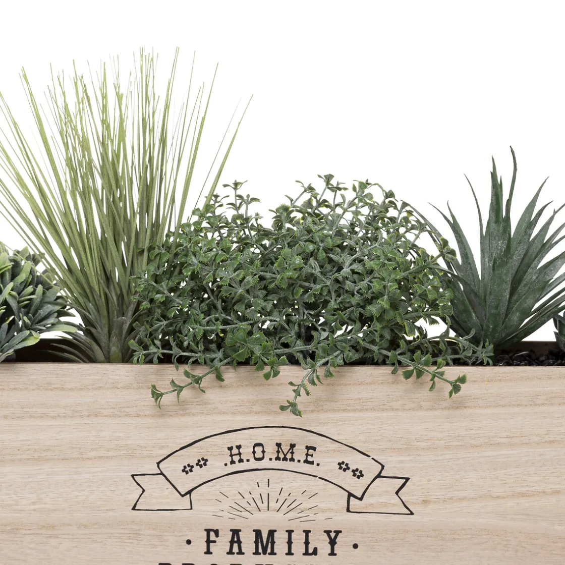 atmosphera Jarrones Y Vasos|Estilo Industrial>Florero Redondo Colgante De Madera 44Cm