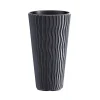 Complementos>Florero Sandy Slim Antracita 62x35Cm