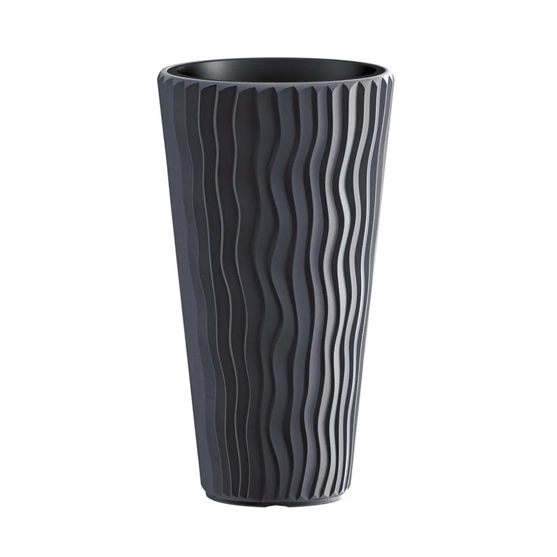 Complementos>Florero Sandy Slim Antracita 62x35Cm