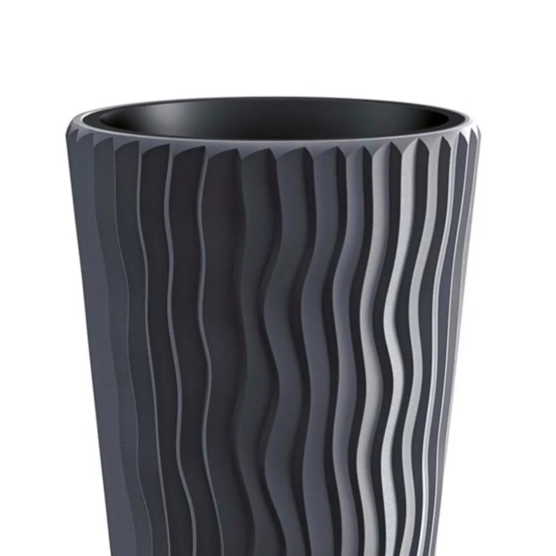 Complementos>Florero Sandy Slim Antracita 62x35Cm