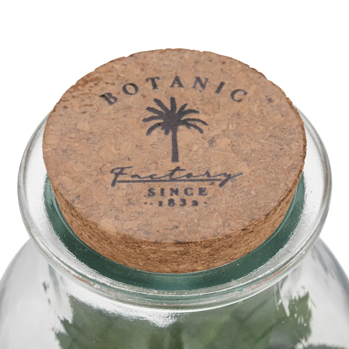 atmosphera Plantas Y Flores Artificiales|Estilo Étnico>Frasco De Vidrio C/Plantas Artif.12x19.5