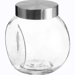 5five Cajas Y Frascos>Frasco De Vidrio C/Tapa Inox 2.1L