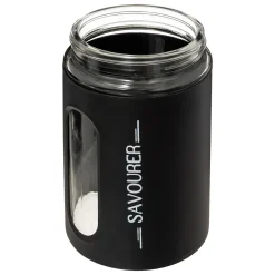 5five Cajas Y Frascos>Frasco De Vidrio Negro Ublo 0.9L