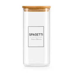 Cajas Y Frascos>Frasco Para Pasta Con Tapa De Bambú 2.1l