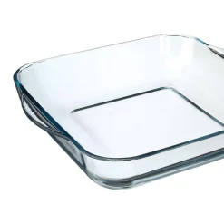 Bandejas Y Platos Para Horno>Fuente Borcam Cuad. De Vidrio