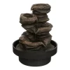 atmosphera Accesorios|Estilo Oriental>Fuente Negra De Resina 18x18x22.5Cm