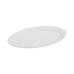 secret d'gourmet Cuencos, Fuentes Y Ensaladeras>Fuente Ovalada Blanco Tiza de Cerâmica 35cm