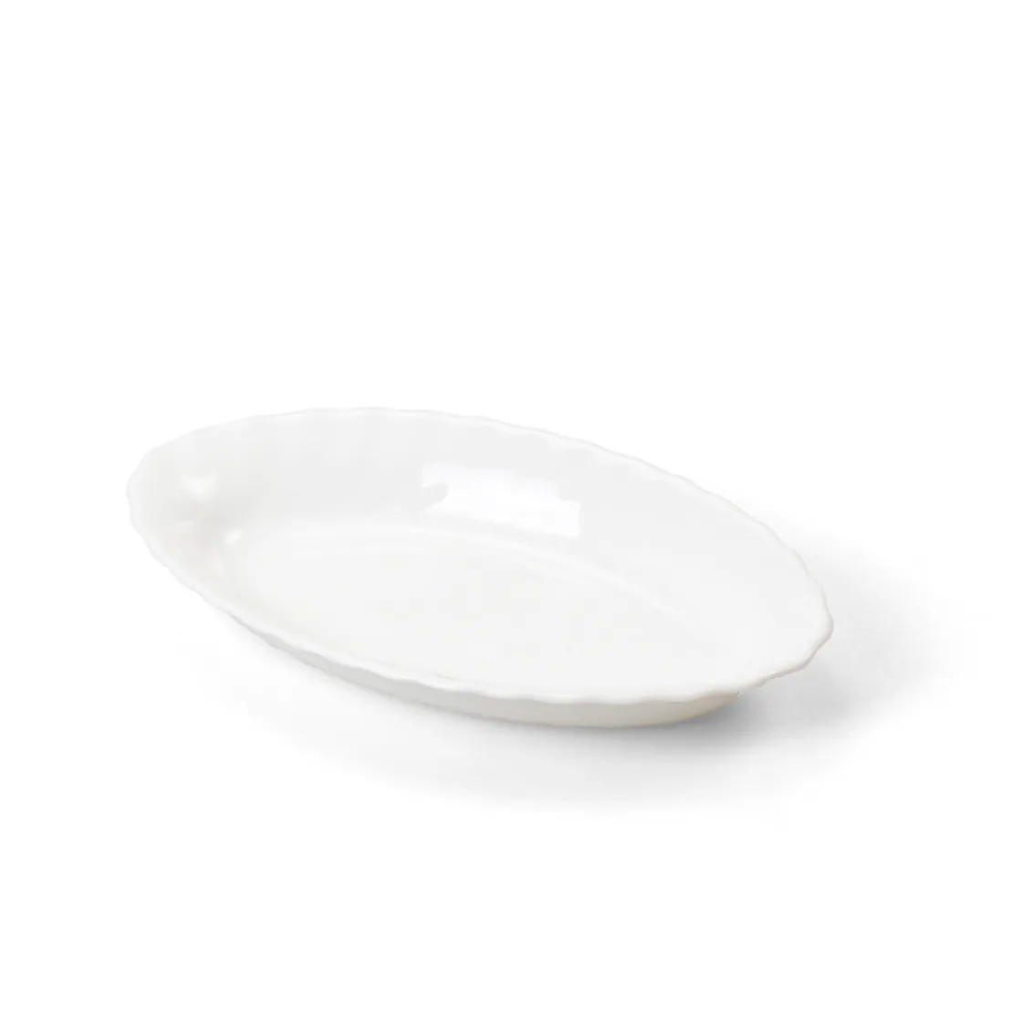 Cuencos, Fuentes Y Ensaladeras>Fuente Ovalada Trianon Luminarc Blanca 22cm