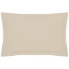 atmosphera Cojines Y Fundas Decorativas>Funda de almohada beige de algodón percal 50x70cm