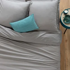 atmosphera Sábanas Y Protectores>Funda de almohada gris 63x63cm