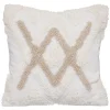 atmosphera Cojines Y Fundas Decorativas>Funda De Almohada Tuft Marfil 40x40cm
