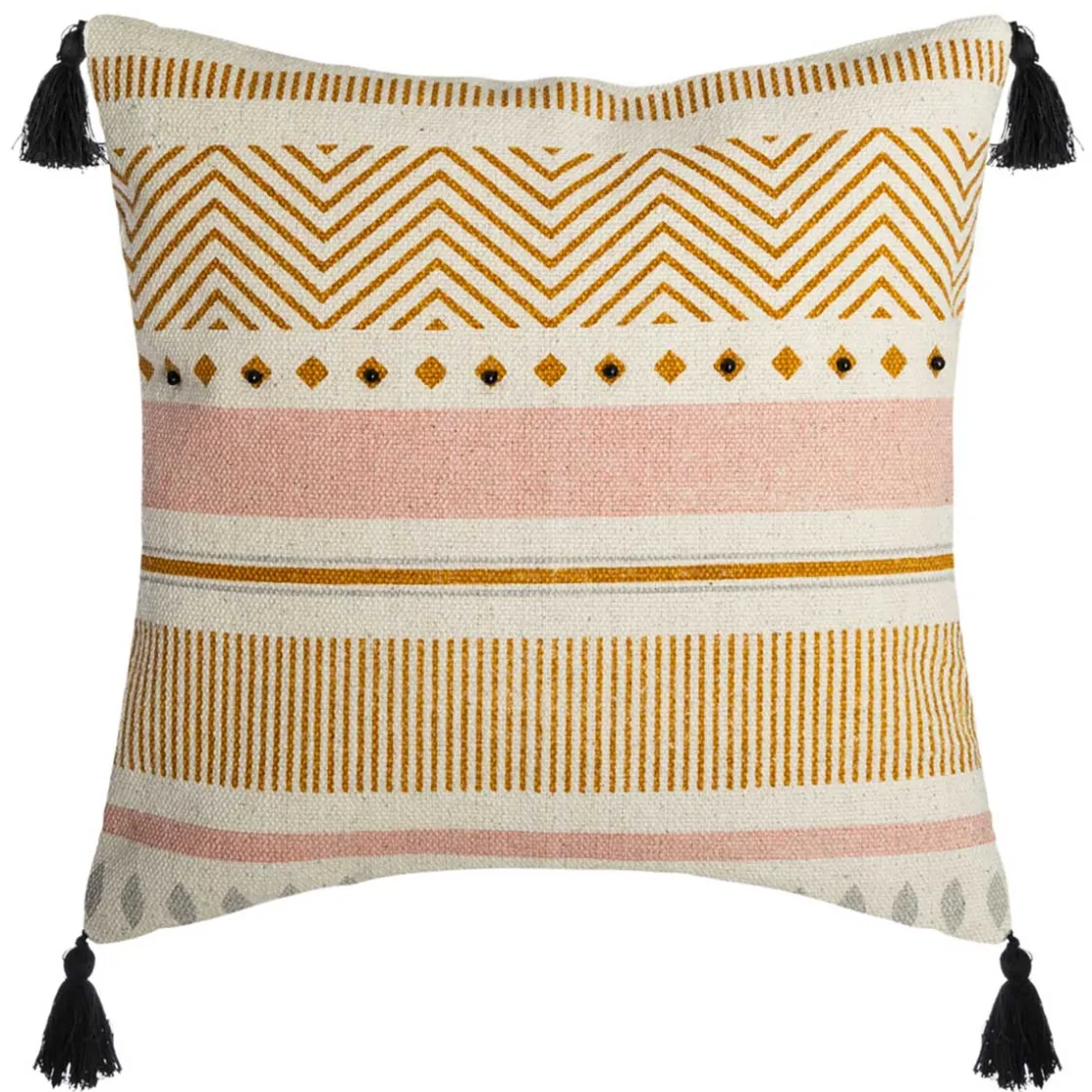 atmosphera Cojines Y Fundas Decorativas>Funda De Cojín A Rayas 40x40cm