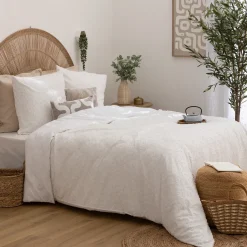 atmosphera Edredones Y Colchas>Funda nórdica y 2 fundas de cojín SWAN blanco