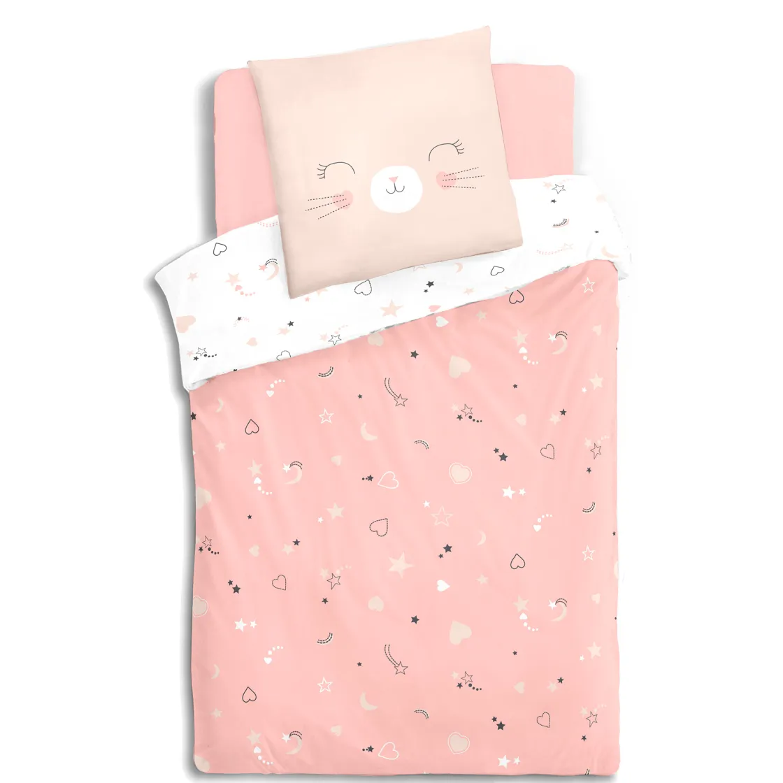 atmosphera4kids Téxtil>Funda Nórdica Y De Cojín Gato 140x200Cm