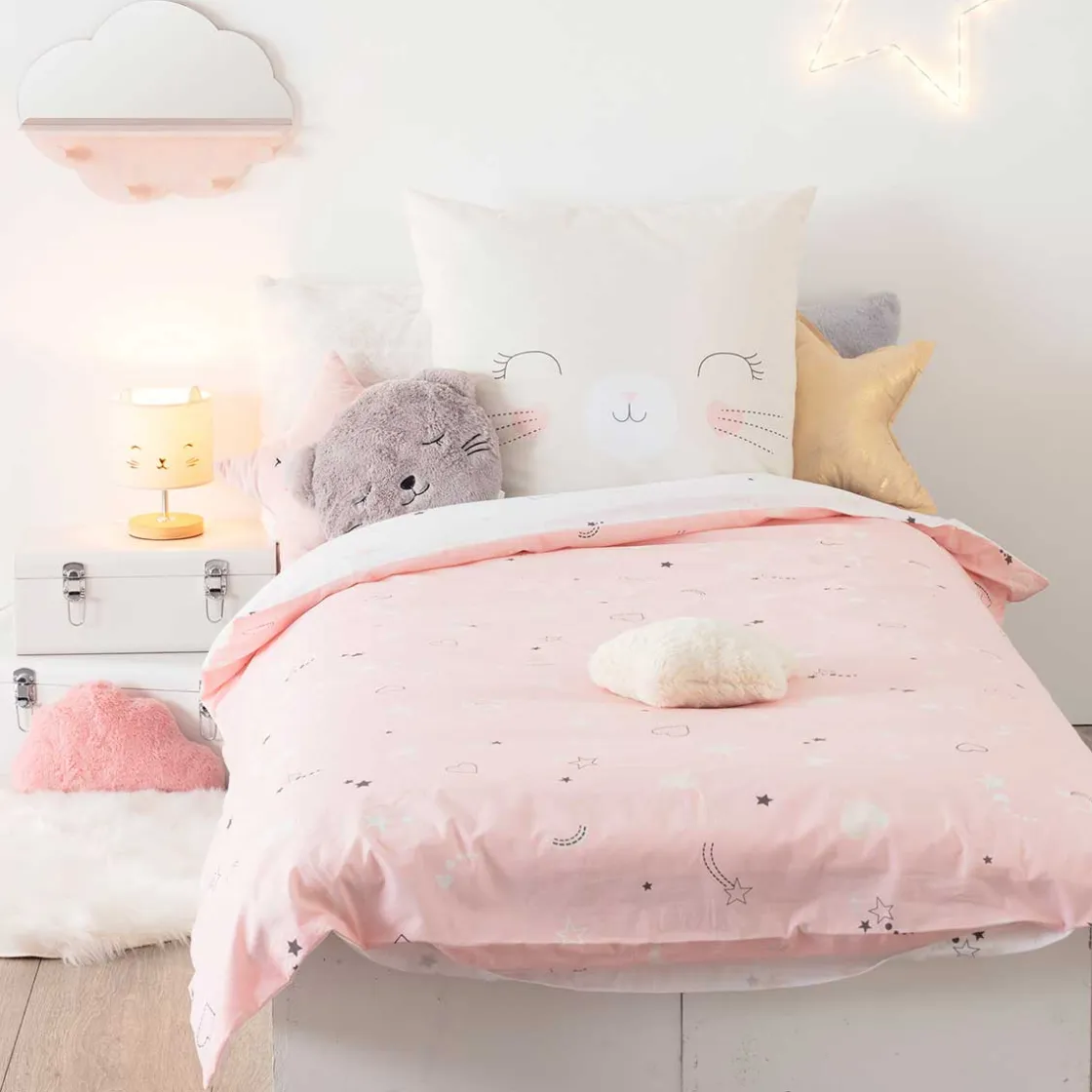 atmosphera4kids Téxtil>Funda Nórdica Y De Cojín Gato 140x200Cm