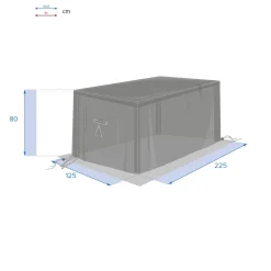hespéride Complementos>Funda protectora para mesa retangular M