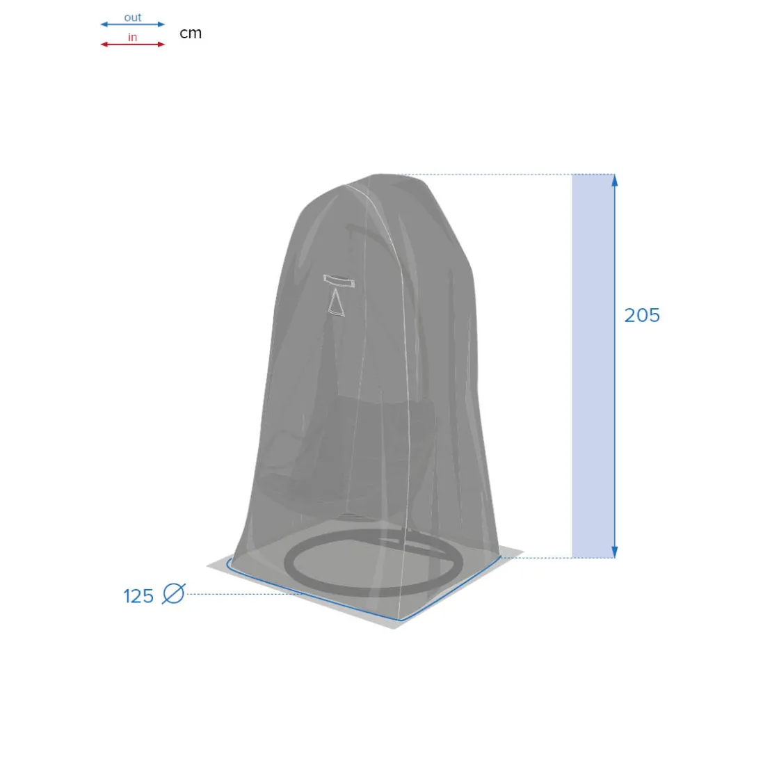 hespéride Complementos>Funda protectora para sillón colgante