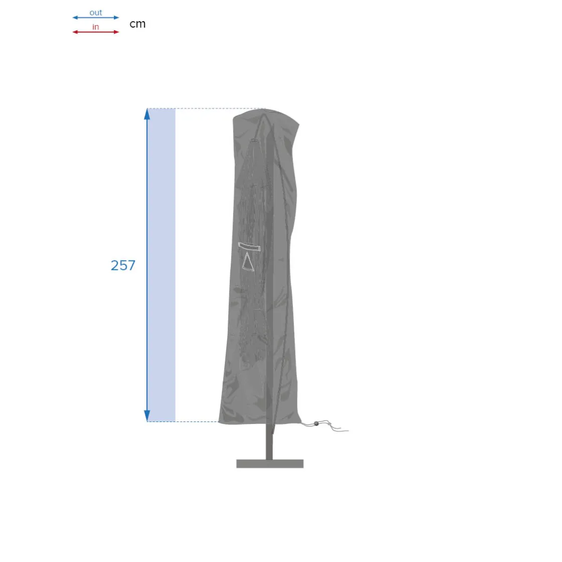 hespéride Complementos>Funda protectora sombrilla 257cm