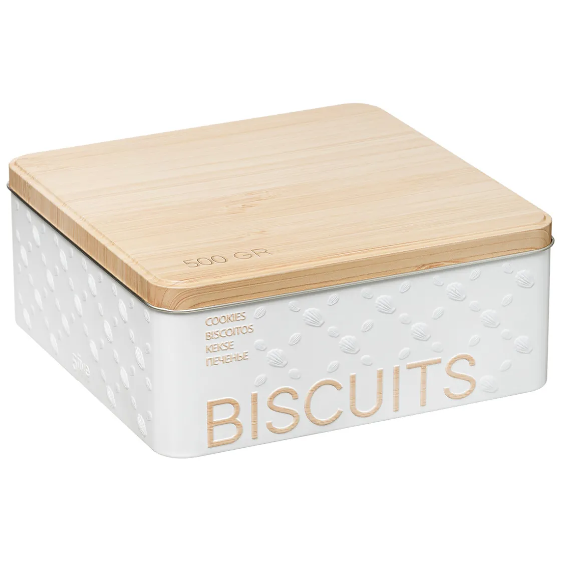 Cajas Y Frascos>Galletero metálico 500g