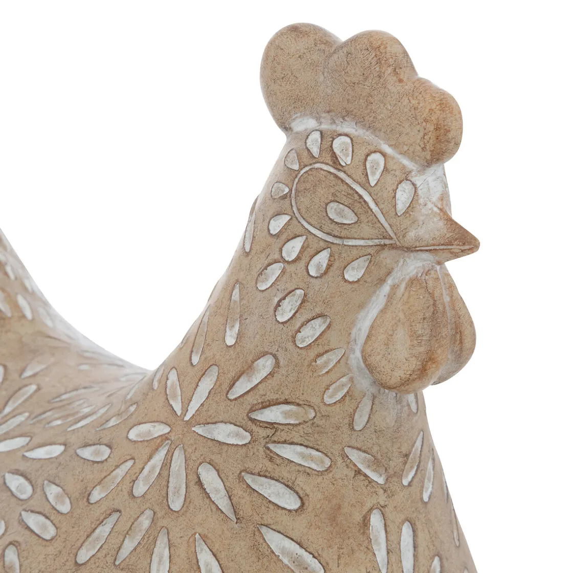 atmosphera Accesorios>Gallina decorativa LINDA beige 10.5cm