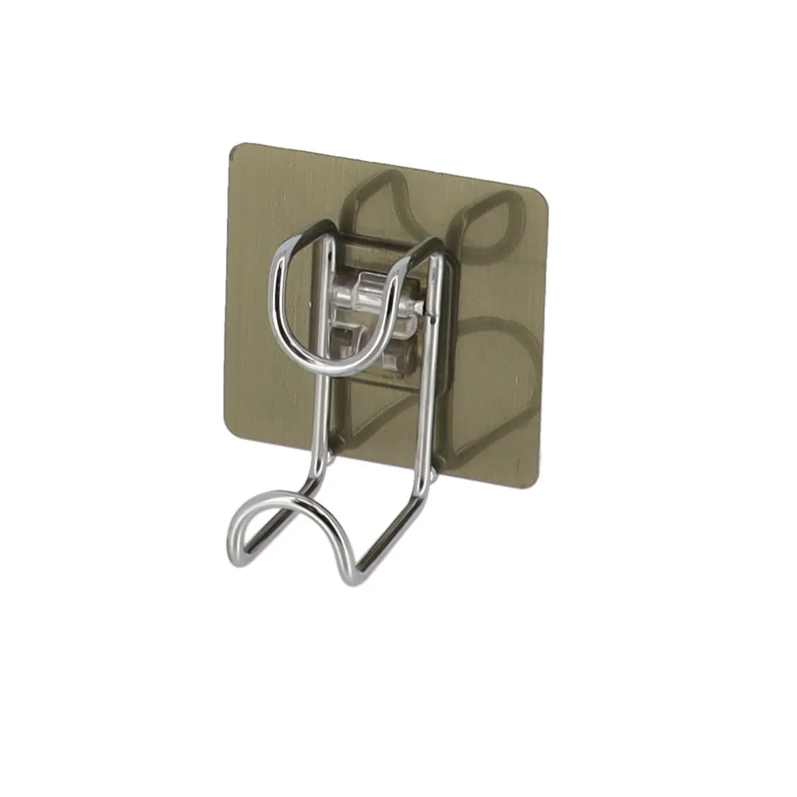 Toalleros>Gancho P/Baño C/Adhesivo Acero Inox.