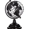 atmosphera Accesorios>Globo Terráqueo De Metal 18.5x17x27Cm